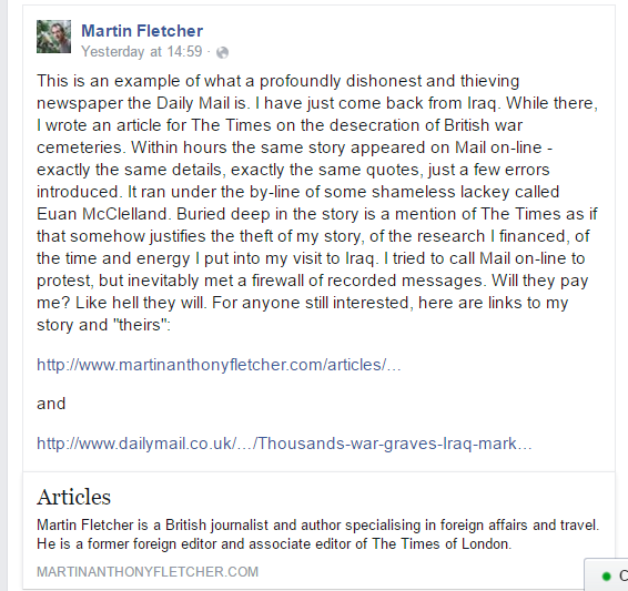 To think the Daily Mail are taking the piss?