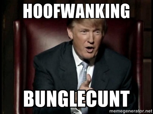To admit that there's a tiny bit of me that wants Trump to be president - just to see what on earth would happen?!