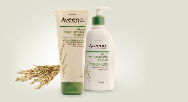 If you say you moisturise with Aveeno....,