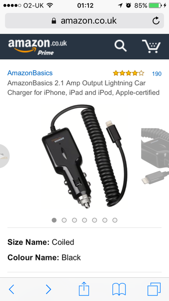 iPhone car charger