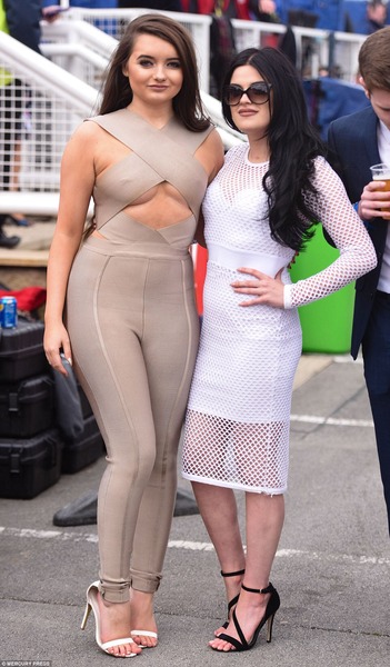 Aintree fashion - wear some tights FFS