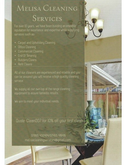 cleaner require WEYBRIDGE