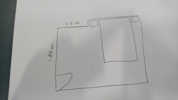 Is a corner wardrobe the best use of this space? (pic attached)