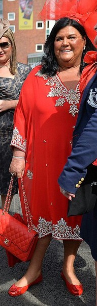 Aintree fashion - wear some tights FFS