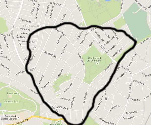 East Dulwich Specifics