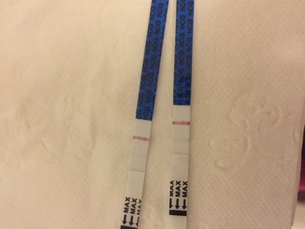 I pee'd, I doubted, I'm "clear blue digi" in the morning.