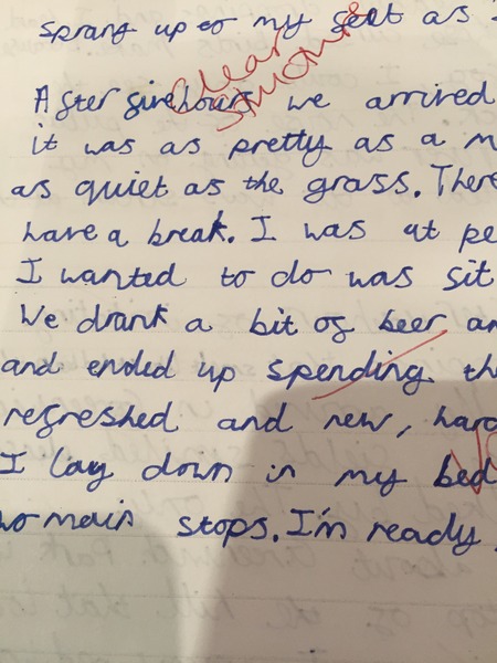 to think my son's handwriting (at 11) is really quite bad?