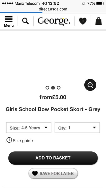 Where can I buy girls' school shorts that aren't culottes?