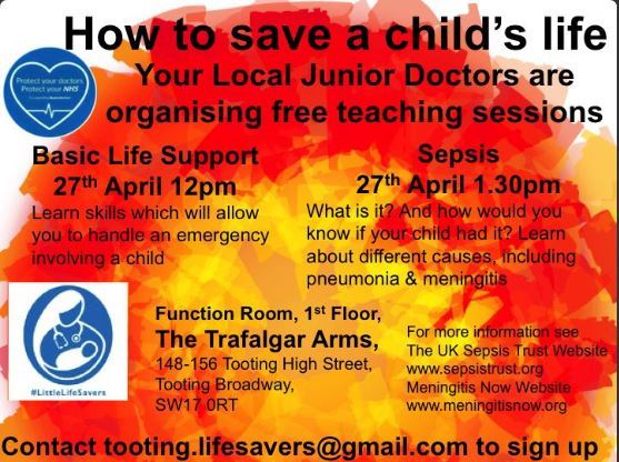 Free Child Emergency First Aid Workshops Tomorrow (27th April)