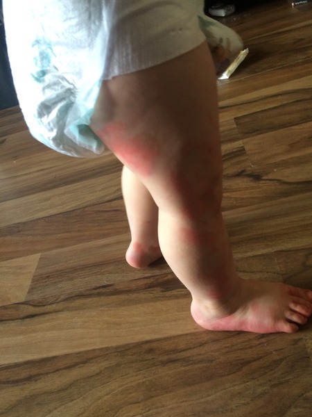 oh god, help. ds has painted himself.