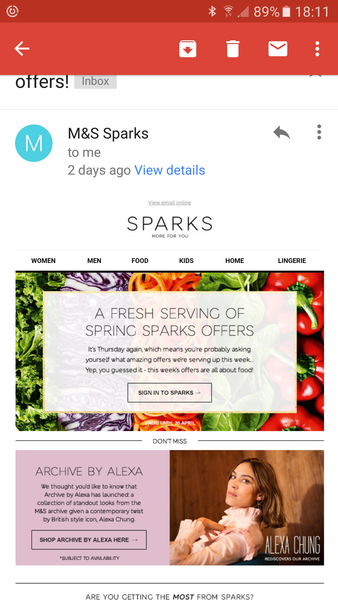 in suggesting that the Marks and Spencer Sparks card is the worst loyalty scheme ever