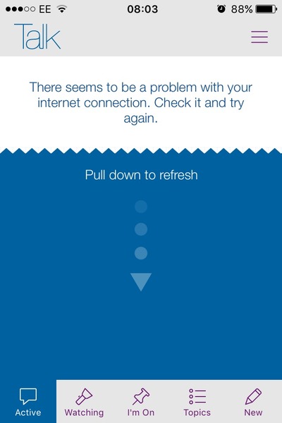 error message