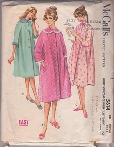 To champion the return of the "housecoat"?
