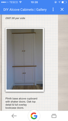 Alcove Storage in Living Room
