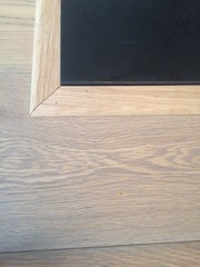 Edging for flooring around fireplace