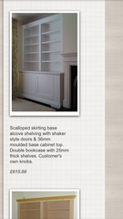 Alcove Storage in Living Room