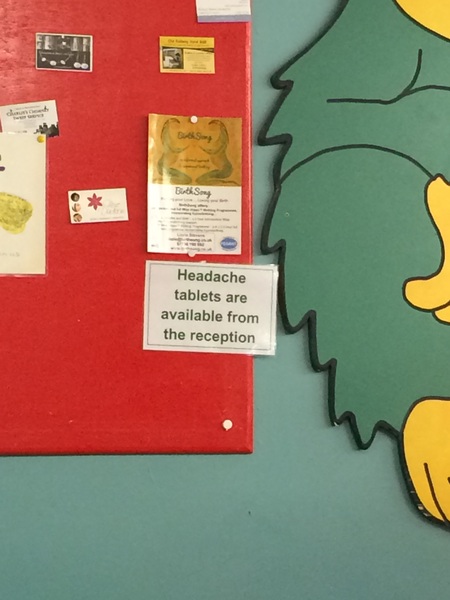 To find this sign hilarious?