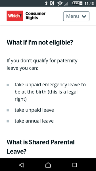 Partner denied paternity leave?? Any advice??
