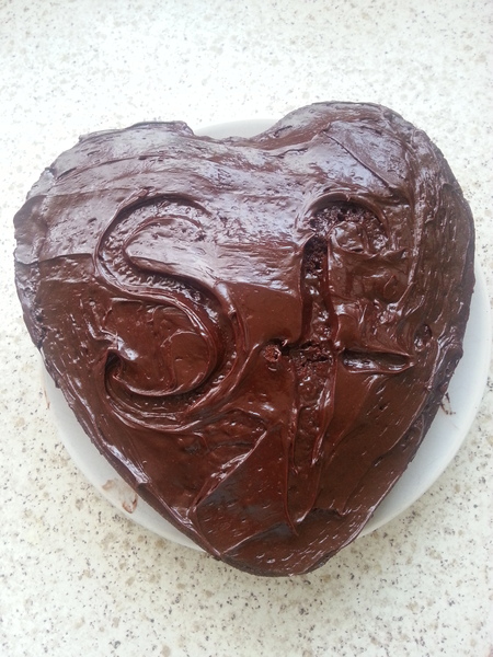 To be eating a bowl of chocolate butter icing!?