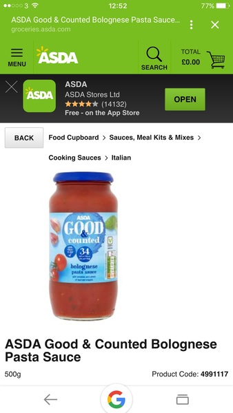 count on us range ASDA