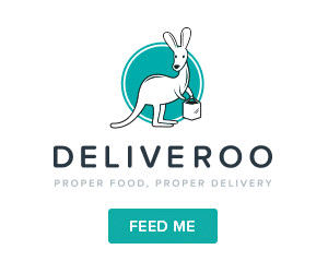 Sign up to try out Deliveroo– £40 free credit & chance to win £300 voucher! NOW CLOSED