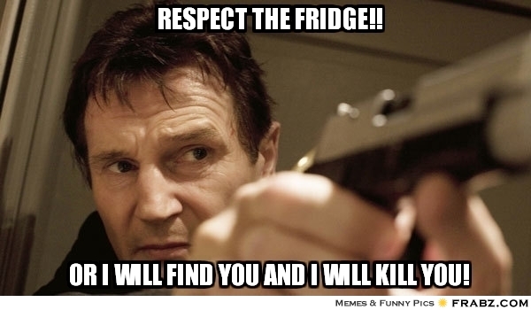 My colleague has twat me over the head with a courgette..