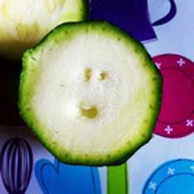 My colleague has twat me over the head with a courgette..