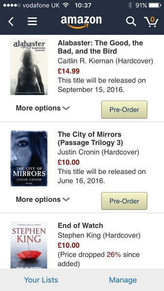 Which books are you awaiting with bated breath?