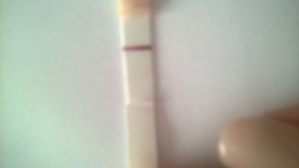 faint positive??