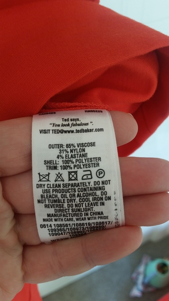 Would you handwash dry clean only?