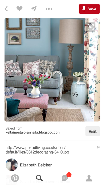 Blue playroom/family room