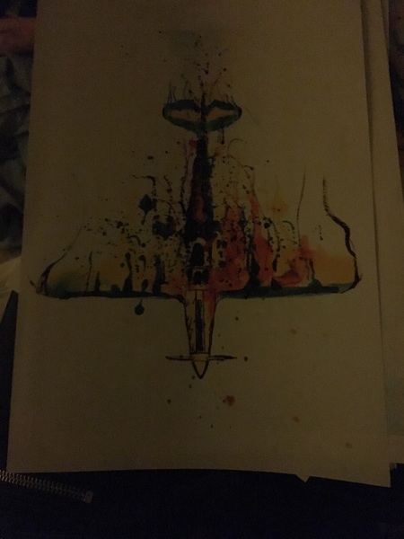 to be freaked out? Random drawings posted through my door