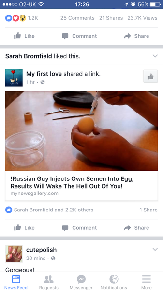 She placed a pair of tights over a hard boiled egg. When I saw why? AMAZING!!