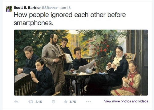 AIBU to be annoyed that everyone seems to be on their phones all the time?