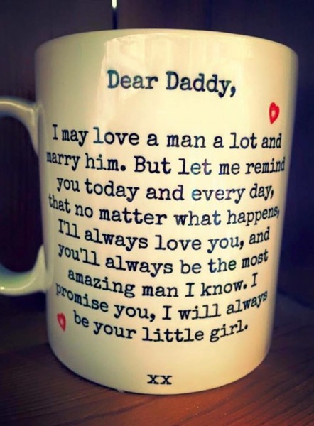 To think this Father's Day mug is creepy?