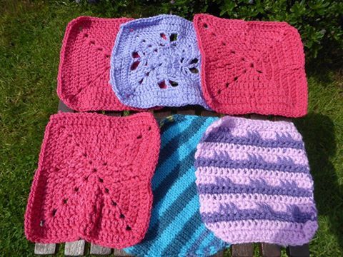 Woolly Hugs. Our Project to help refugees continues. One square, one blanket, a pair of gloves, one warm hat, one step at a time, really every little thing will help. All support welcome.