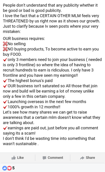 MLM Bot Watch 21 - chat about Utah based tragicomic cultastic racketeering scamalangadingdongs like Forever Living, Ariix, Herbalife, Younique, Juiceplus etc etc etc