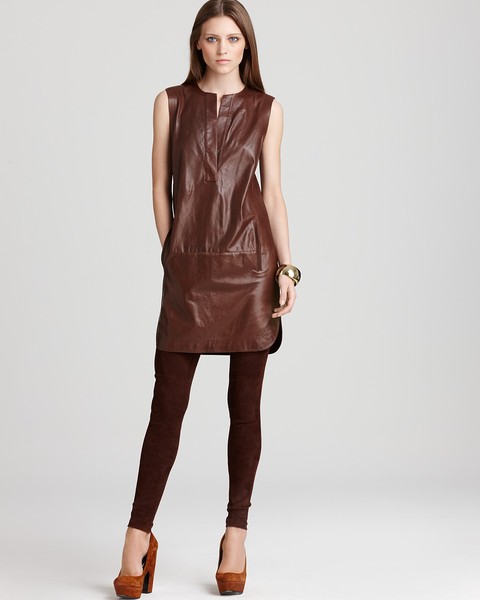 are dresses with black leggings unfashionable?