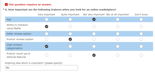 Complete a survey about online marketplaces - £100 voucher to be won NOW CLOSED