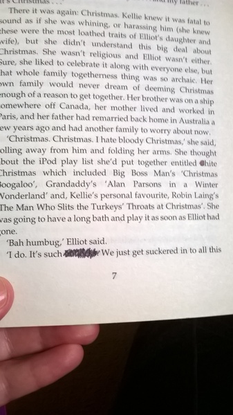 So I picked up a book on the charity table in my local supermarket and found this...