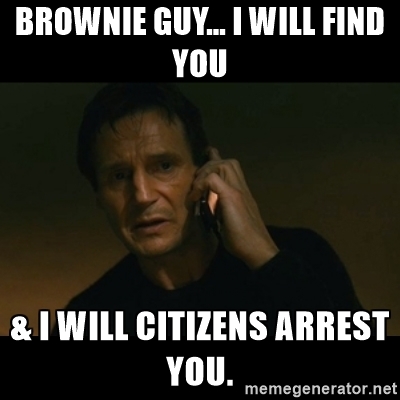 My colleague has thrown my lunch in the bin