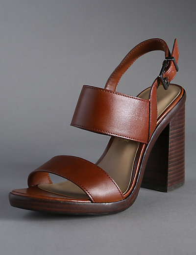 Block heel sandals