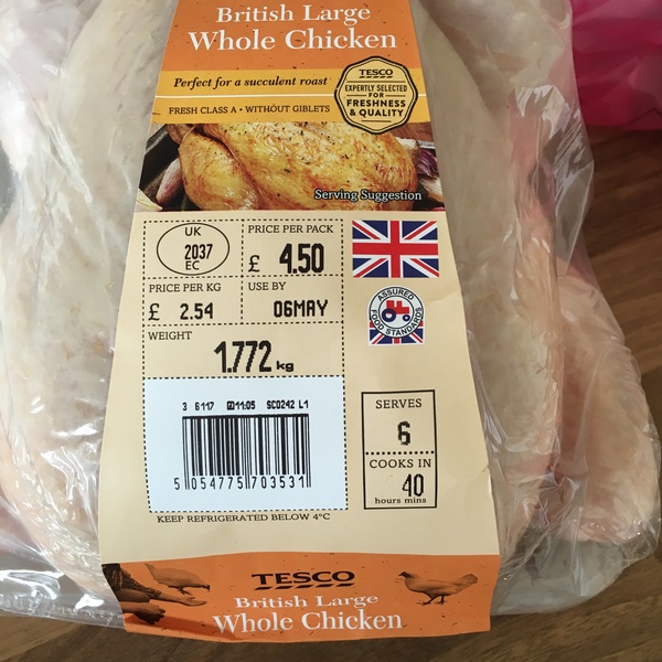 To follow Tesco's cooking instructions?
