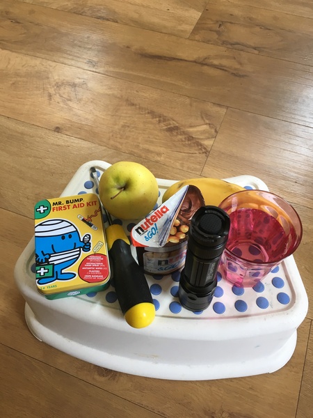 With a human skull in the garden?