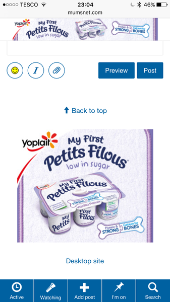 Petits filous for 7 month old