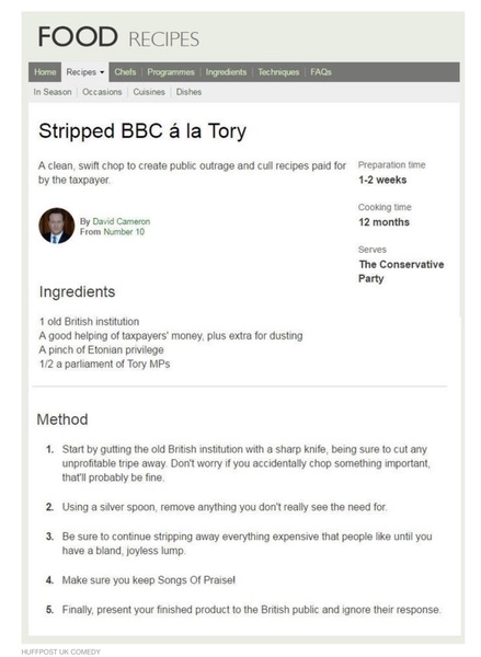 to feel miffed about 11,000 recipes on BBC site being made inaccessible to the public