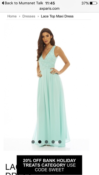 Wedding guest - floor length dress