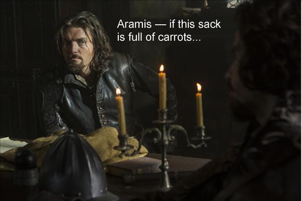 IT FINALLY HAPPENED!!! The Musketeers Season 3, first episode Swagger Inn thread no. 131