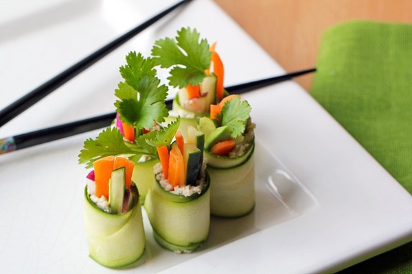 My colleague has twat me over the head with a courgette..