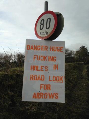 To find this sign hilarious?